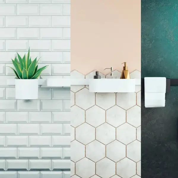 Полиця глибока Hansgrohe WallStoris 25,0 x 10,0 x 7,1 см, Matt White (27912700)