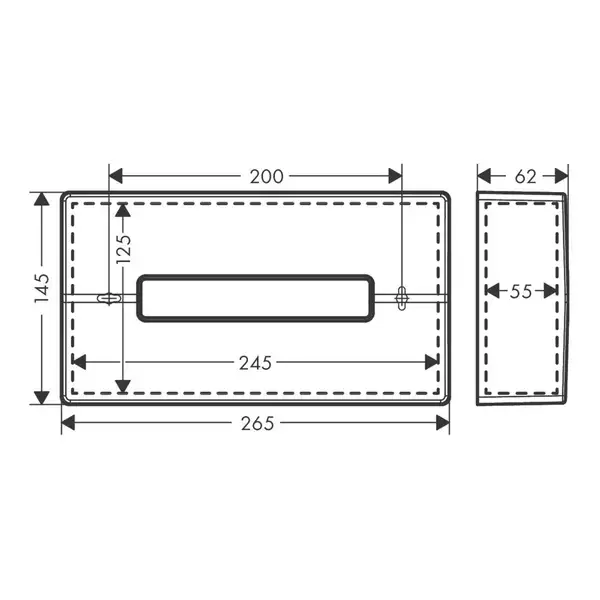 Диспенсер для серветок Hansgrohe AddStoris 62х145x255 мм, Brushed Bronze (41774140)