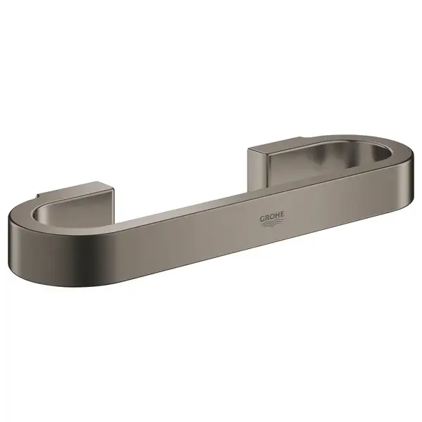 Поручень для ванны Grohe Selection, тёмный графит, матовый/стекло матовое (41064AL0) фото 1 Aquada.com.ua