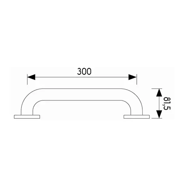 Поручень 30 см LEHNEN FUNKTION (L1000101) KOLO