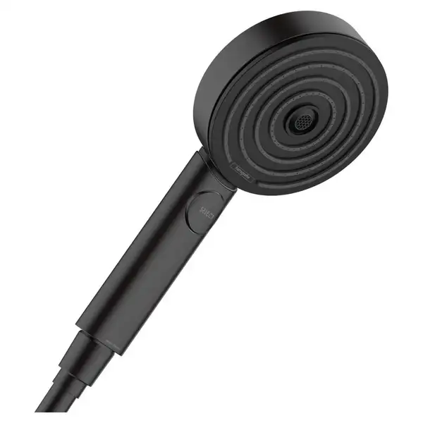 Ручний душ Hansgrohe Pulsify Select Activation 105 3jet EcoSmart, чорний матовий (24100670) (24101670)
