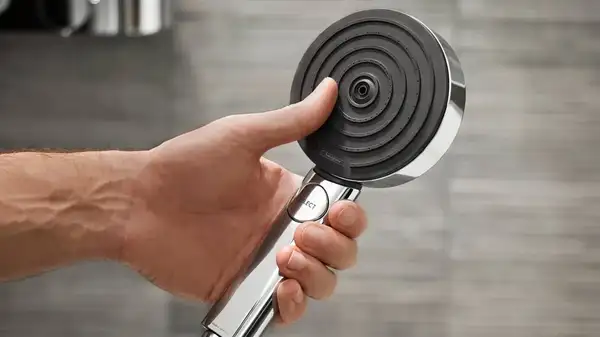 Лейка для душа Hansgrohe Pulsify Select EcoSmart (цвет - хром), 3 вида струи Relaxation (24111000) фото 2 Aquada.com.ua