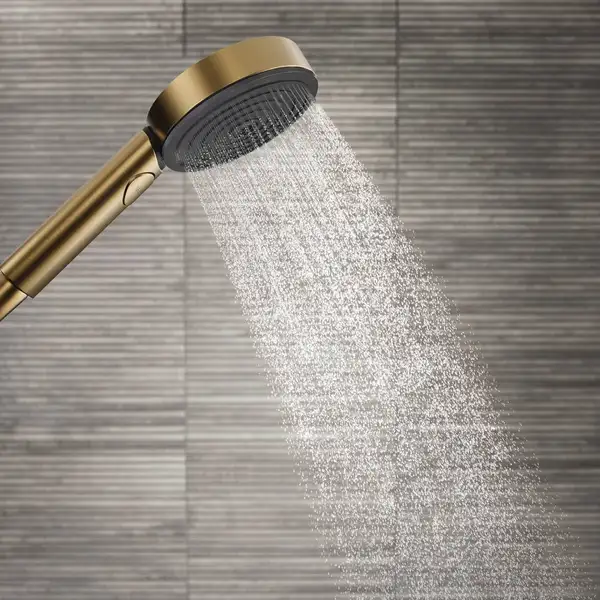 Лейка для душа Hansgrohe Pulsify Select EcoSmart (цвет - шлифованная бронза), 3 вида струи Relaxation 24111140