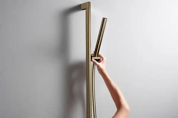 Лійка для душу Hansgrohe Pulsify S 100 1jet EcoSmart (колір - шліфована бронза) 24125140