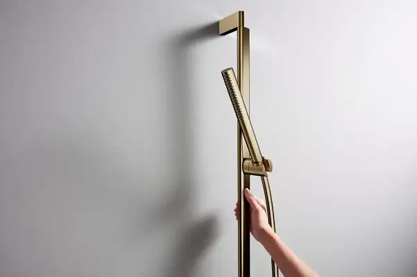 Лійка для душу Hansgrohe Pulsify S 100 1jet EcoSmart+ (колір - шліфована бронза) 24126140