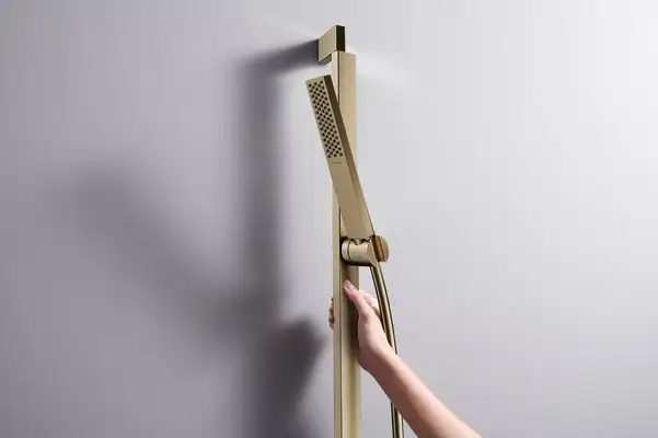 Лейка для душа Hansgrohe Pulsify E 100 1jet EcoSmart (цвет - шлифованная бронза) 24320140