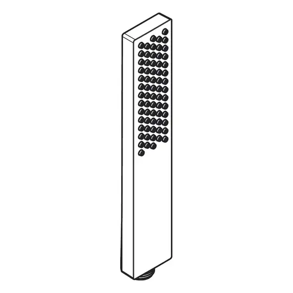Лійка для душу Hansgrohe Pulsify E 100 1jet EcoSmart (колір - чорний матовий) 24320670
