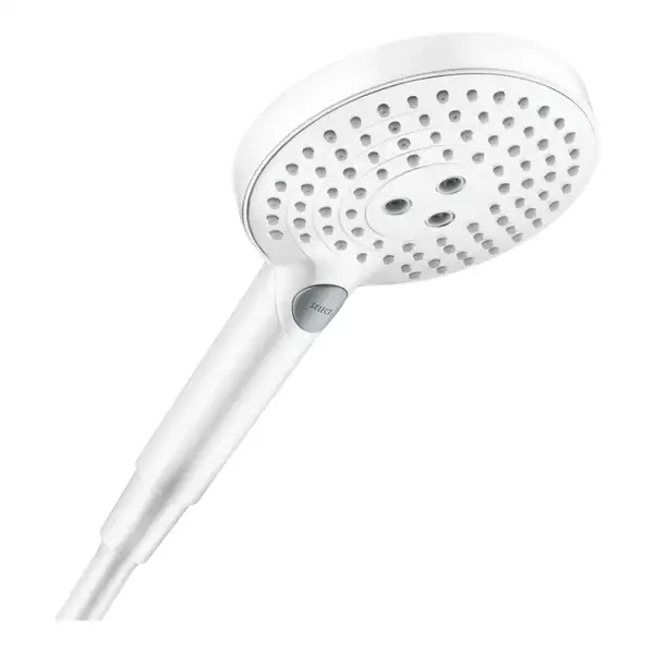 Ручний душ Hansgrohe Raindance Select S 120 3jet EcoSmart 9L, білий матовий (26531700)
