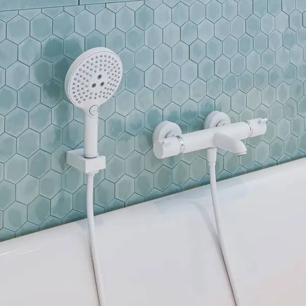 Ручний душ Hansgrohe Raindance Select S 120 3jet EcoSmart 9L, білий матовий (26531700)