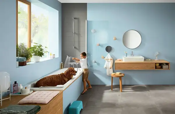 Лейка для душа Hansgrohe Croma Select S Multi EcoSmart (цвет - белый/хром), 3 вида струи (26801400) фото 2 Aquada.com.ua