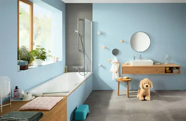 Лейка для душа Hansgrohe Croma Select S Multi EcoSmart (цвет - белый/хром), 3 вида струи (26801400) фото 3 Aquada.com.ua