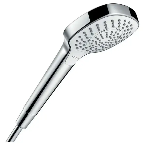 Ручний душ Hansgrohe Croma Select E Multi EcoSmart 9 л / хв, білий / хром (26811400)