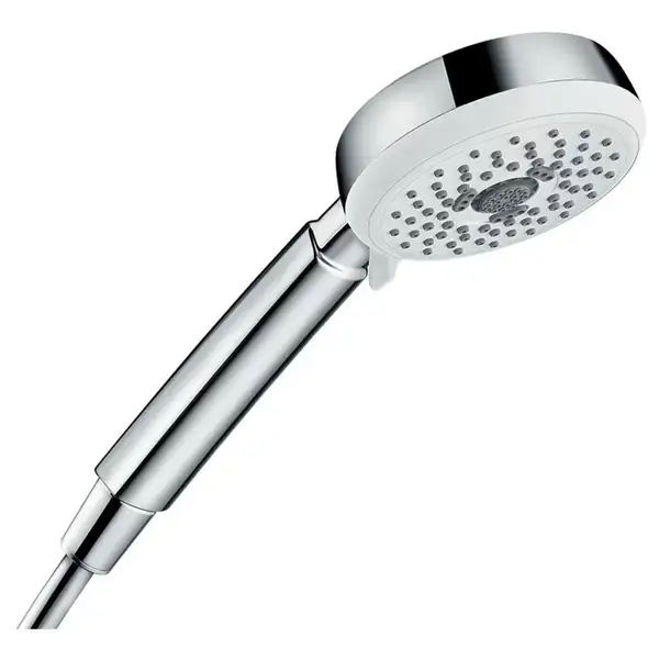 Ручний душ Hansgrohe Crometta 100 Multi EcoSmart 9л / хв, білий / хром (26826400)