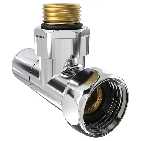 Кран кутовий Laris 1/2" - 3/4" Звичайний + ексцентрики 2шт. (LX-8202) (71401041)