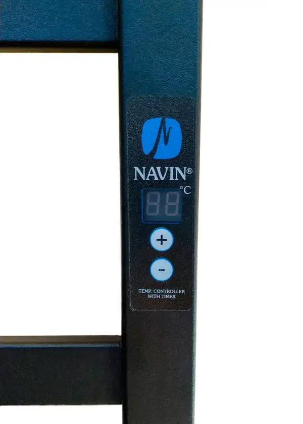 Navin Рушникосушарка Авангард 480х1200 Digital, ліва, чорна (з таймером) 12-228152-4812