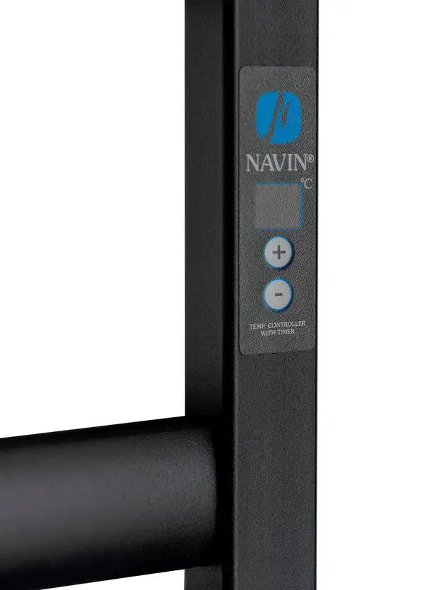 Navin Рушникосушарка Ellipse 500х1000 Digital права (чорний муар) 12-245052-5010
