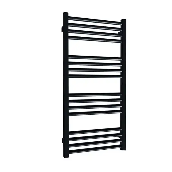 Полотенцесушитель электрический Terma Fiona 43 x 90h см, с тэном Moa, чёрный матовый (WLFIN090043/9005/MOA) фото 1 Aquada.com.ua