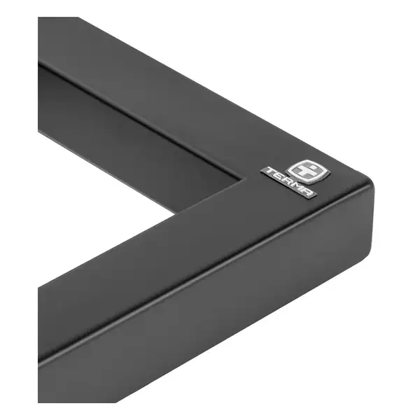 Полотенцесушитель электрический Terma ZigZag в комплекте с тэн One 50 x 131h см, чёрный матовый (WLZIG131050/9005/ONE) фото 4 Aquada.com.ua