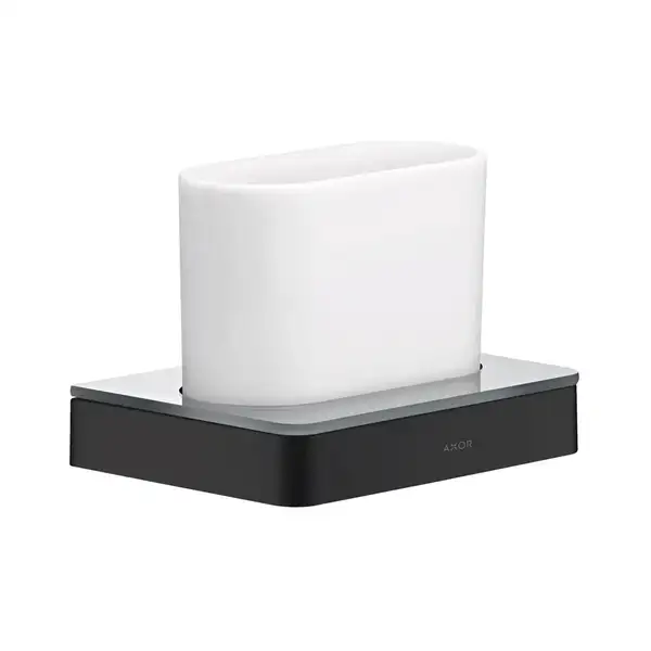 Склянка настінна Axor Universal, Matt Black (42834670)