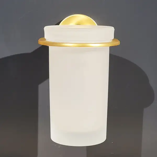 Склянка для щіток Sonia Tecnoproject Brushed Gold 79х127х122 мм, золото матове (183517)