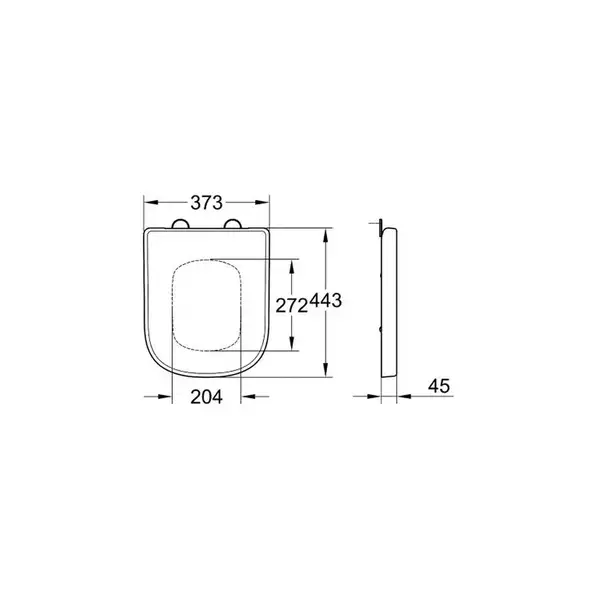 Кришка для унітазу, Grohe Euro Ceramic, Soft close (39330000)