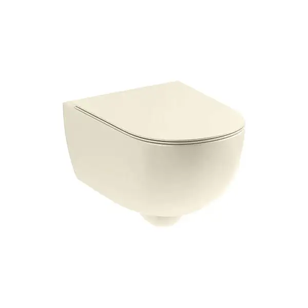 Кришка для унітазу Nic Design Pin Soft-Close, Vaniglia mat (005712056)