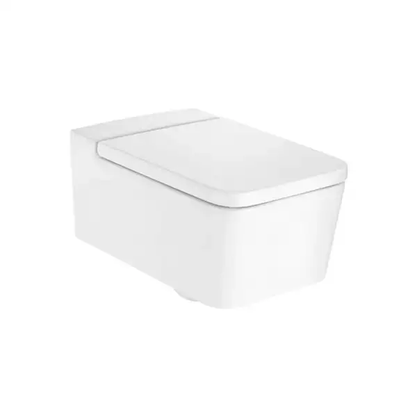 Кришка до унітазу підвісного Roca Inspira Square 56x37, біла (A80153262B)