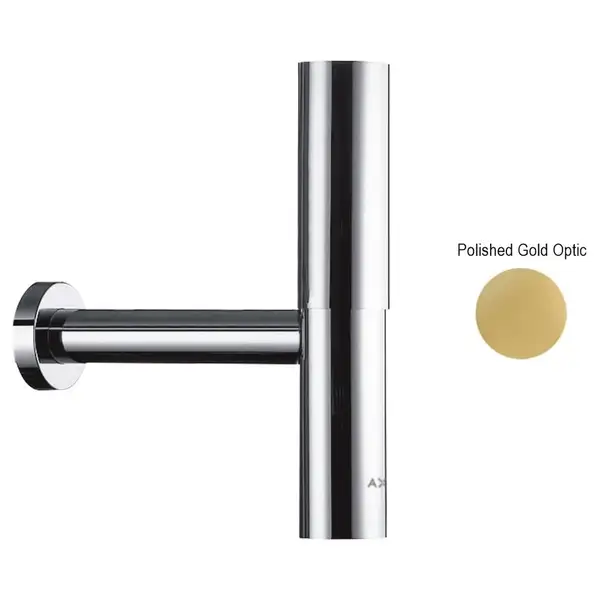Сифон для умивальника Axor Flowstar Design, polished gold optic (51303990)