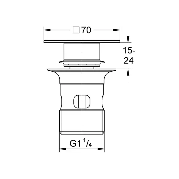 Пробка для зливного гарнітура Grohe (40565000)
