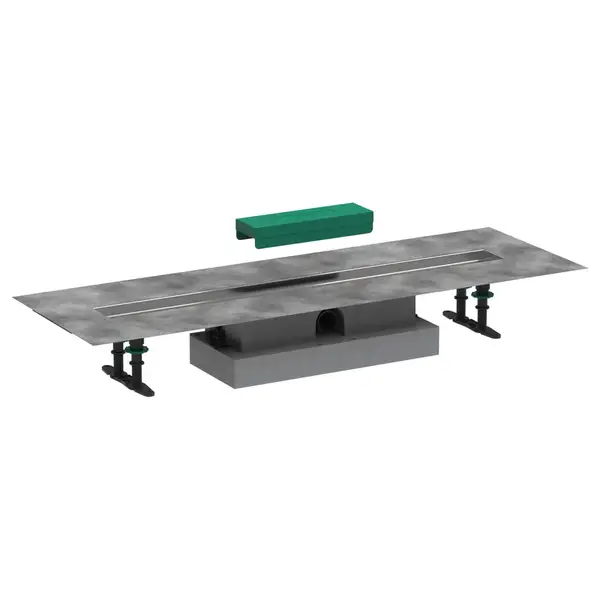 Дренажный канал для плоской установки 80 см Hansgrohe uBox universal (комплект внешняя и скрытая части) (56018180) фото 1 Aquada.com.ua