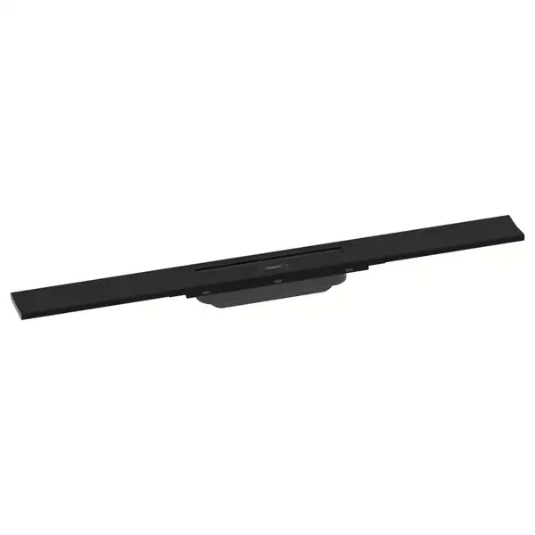 Трап для душа 70 см Hansgrohe RainDrain Flex, чёрный матовый (56043670) фото 1 Aquada.com.ua