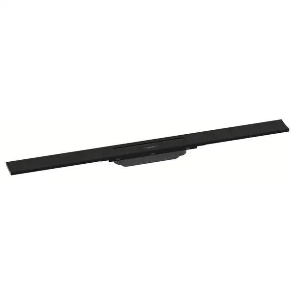 Трап для душа 80 см Hansgrohe RainDrain Flex, чёрный матовый (56044670) фото 1 Aquada.com.ua