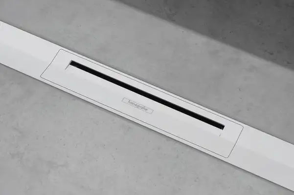 Трап для душа 80 см Hansgrohe RainDrain Flex, белый матовый (56044700) фото 2 Aquada.com.ua