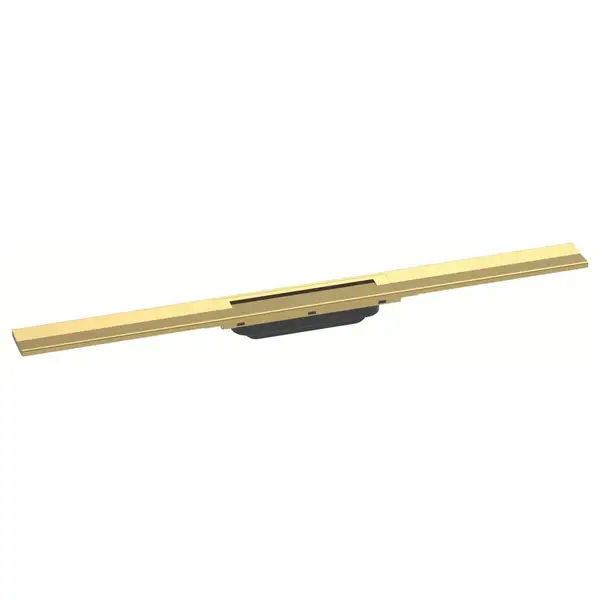 Трап для душа 80 см Hansgrohe RainDrain Flex, полированное золото (56044990) фото 1 Aquada.com.ua