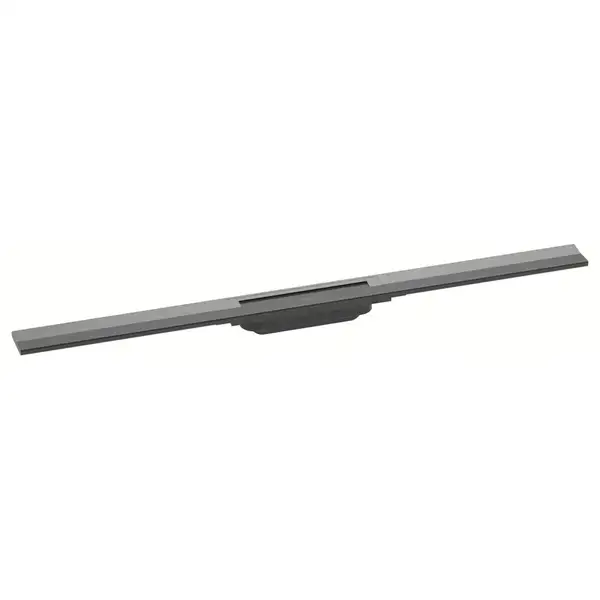 Трап для душа 90 см Hansgrohe RainDrain Flex, чёрный матовый хром (56045340) фото 1 Aquada.com.ua
