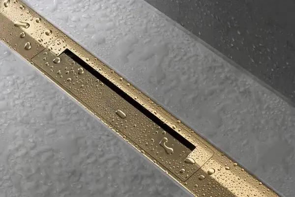 Трап для душу 100 см Hansgrohe RainDrain Flex, поліроване золото  56046990