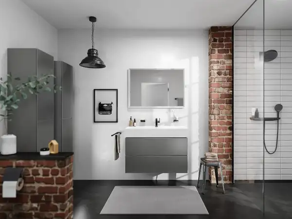 Внешняя часть трапа для душа, укорачиваемого 120 см Hansgrohe RainDrain Flex (чёрный матовый) 56054670