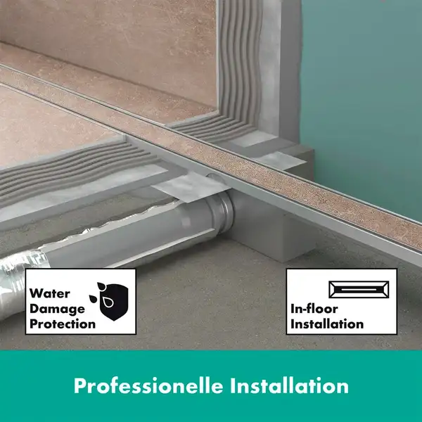Hansgrohe RainDrain Compact Flat Трап под плитку 60 см (56163000)
