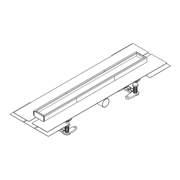 Hansgrohe RainDrain Compact Flat Трап под плитку 60 см (56163000)