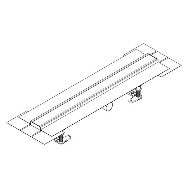 HANSGROHE RainDrain Compact Flat Душевой трап 70 см, матовый (56164800)