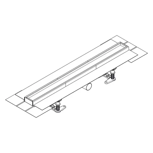Hansgrohe RainDrain Compact Flat Трап для душа под плитку 70 см (56165000)