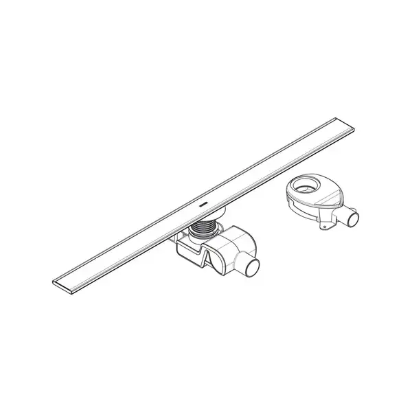 Hansgrohe RainDrain Allround Душевой канал 80 см, нержавеющая сталь (56187800)