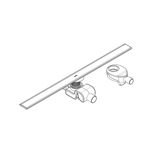 Hansgrohe RainDrain Allround Душевой канал 90 см, матовая сталь (56188800)