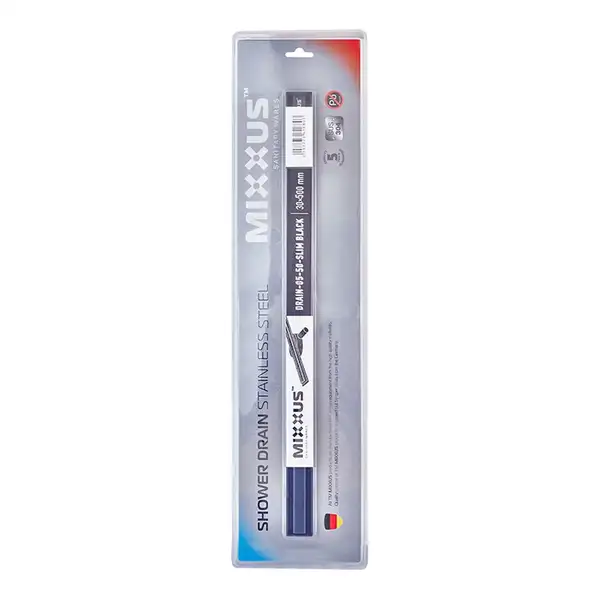 Душовий трап MIXXUS Drain-05-50-Slim Black, 500мм (MI6168)