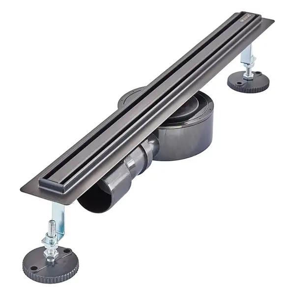 Душовий трап MIXXUS Drain-05-50-Slim Black, 500мм (MI6168)