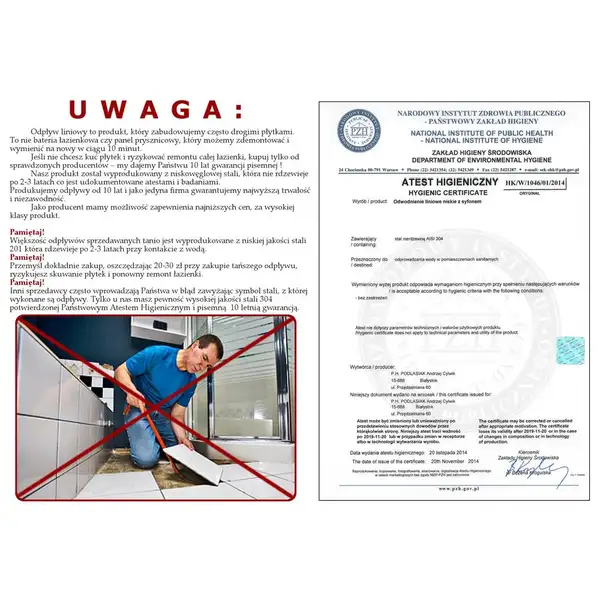 Трап для душа REA WAVE 100 см (REA-G0409)
