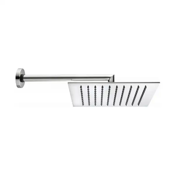 Душова лійка Bossini TETIS 300х300 з кронштейном 21, хром (H70875I00030009)
