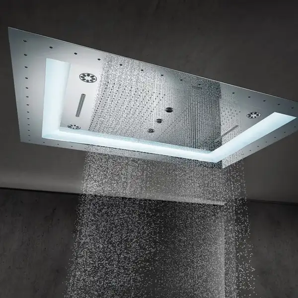 Верхній душ Rainshower F-Series 40 AquaSymphony з 6 + режимами струменя Grohe F-digital Deluxe (26373001)