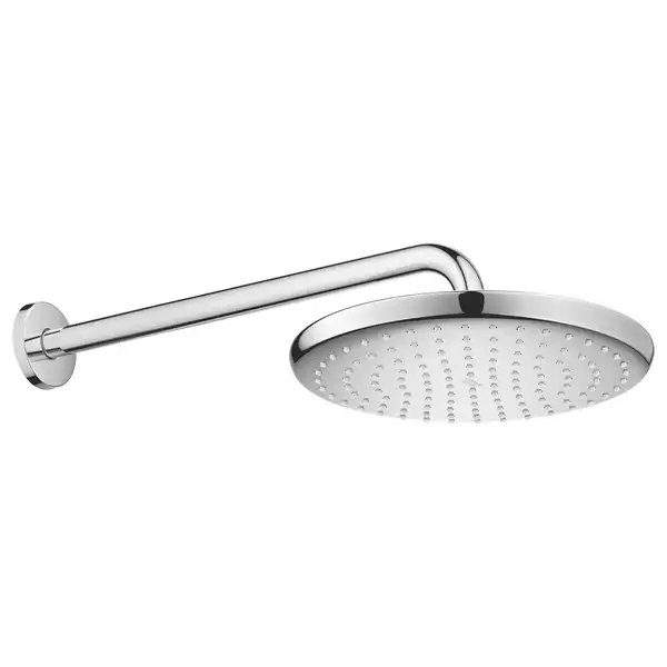 Верхний душ с душевым кронштейном Grohe Tempesta Ø 250 мм (цвет - хром) (26668000) фото 1 Aquada.com.ua