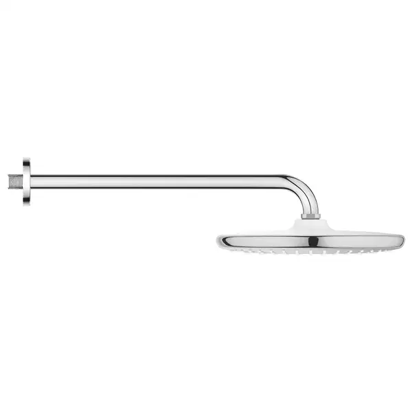 Верхний душ с душевым кронштейном Grohe Tempesta Ø 250 мм (цвет - хром) (26668000) фото 4 Aquada.com.ua